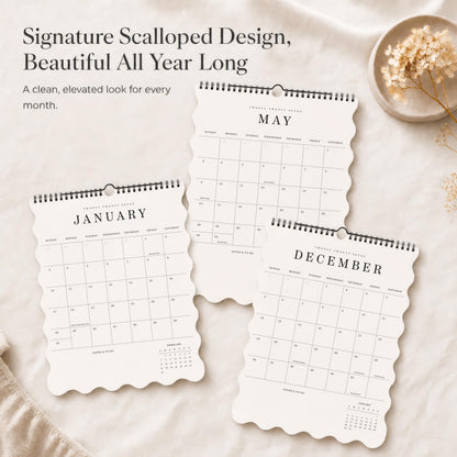 Beautiful 2026-2027 Wall Calendar - Runs August 2026 until December 2027