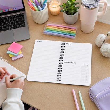 Aesthetic 2027 Student Planner To Stay Organized - A Beautiful 8.5" x 6.1" Planner for Middle and High School Students with Weekly & Monthly Spreads For The 26-27 Academic Year
