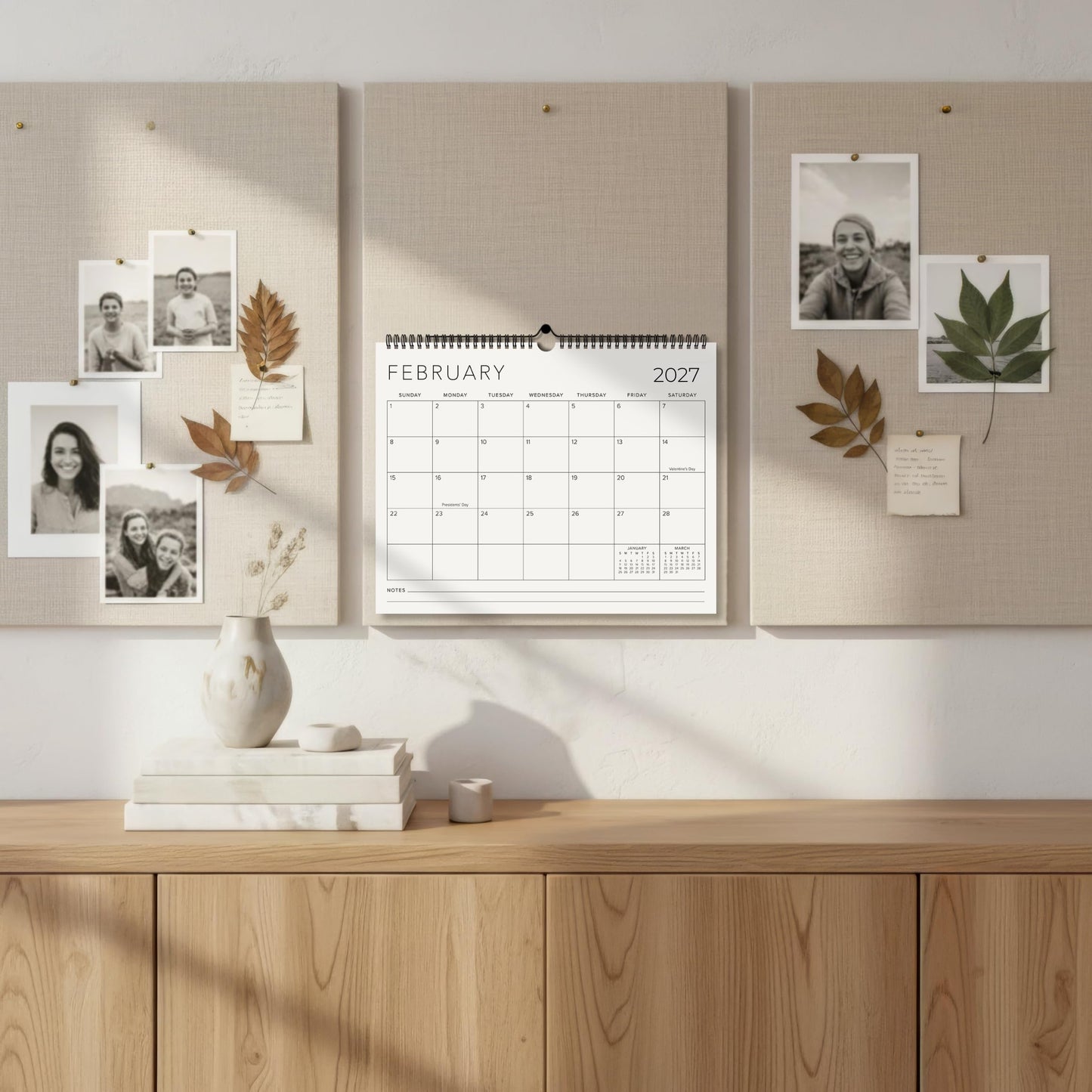 Beautiful 2026-2027 Wall Calendar - Runs from June 2026 until December 2027 - Large 14.5" x 11.5" Office Wall Calendar for Easy Organizing