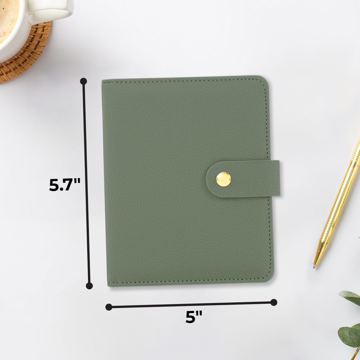 Beautiful Passport Holder for Travel – Cute Cover with Pen Holder to Keep Your Travel Documents Organized & Safe – Quality Passport Wallet and a Gift for Women & Men