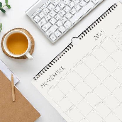 Beautiful 2025-2026 Wall Calendar - Runs from June 2025 until December 2026 - 14.5"x11.5" Office Wall Calendar for Easy Organizing