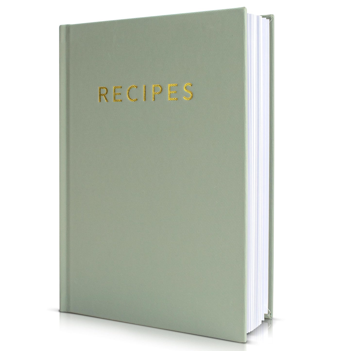 ZICOTO Aesthetic Blank Recipe Book with Waterproof Cover - The Perfect Recipe Notebook To Write In Your Own Recipes - Beautiful Blank Cookbook to Organize Your Recipes