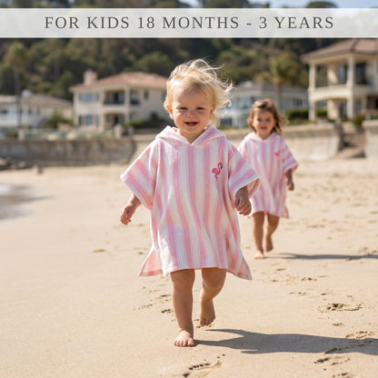 ZICOTO Stylish Hooded Beach Towel for Kids - Extra Soft and Fast Drying Poncho for Toddlers 0-3 Years is Made of Premium Cotton - Perfect Baby Cover Up for Beach Days or Pool and Bath Time Adventures