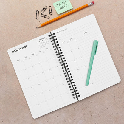 Aesthetic 2027 Student Planner To Stay Organized - A Beautiful 8.5" x 6.1" Planner for Middle and High School Students with Weekly & Monthly Spreads For The 26-27 Academic Year