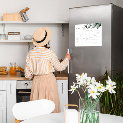 Beautiful 2025-2026 Magnetic Fridge Calendar - Runs From Until July 2026 - The Perfect Monthly Refrigerator Calendar for Easy Organizing