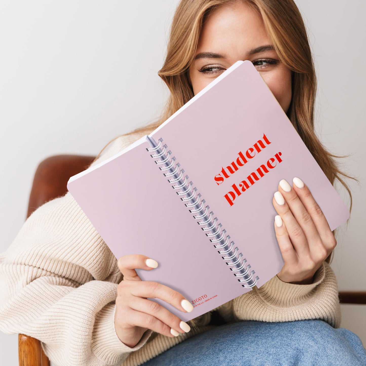 Aesthetic 2025-2026 Student Planner To Stay Organized - A Beautiful 8.5" x 5.5" Planner for Middle and High School Students with Weekly & Monthly Spreads For The 25-26 Academic Year