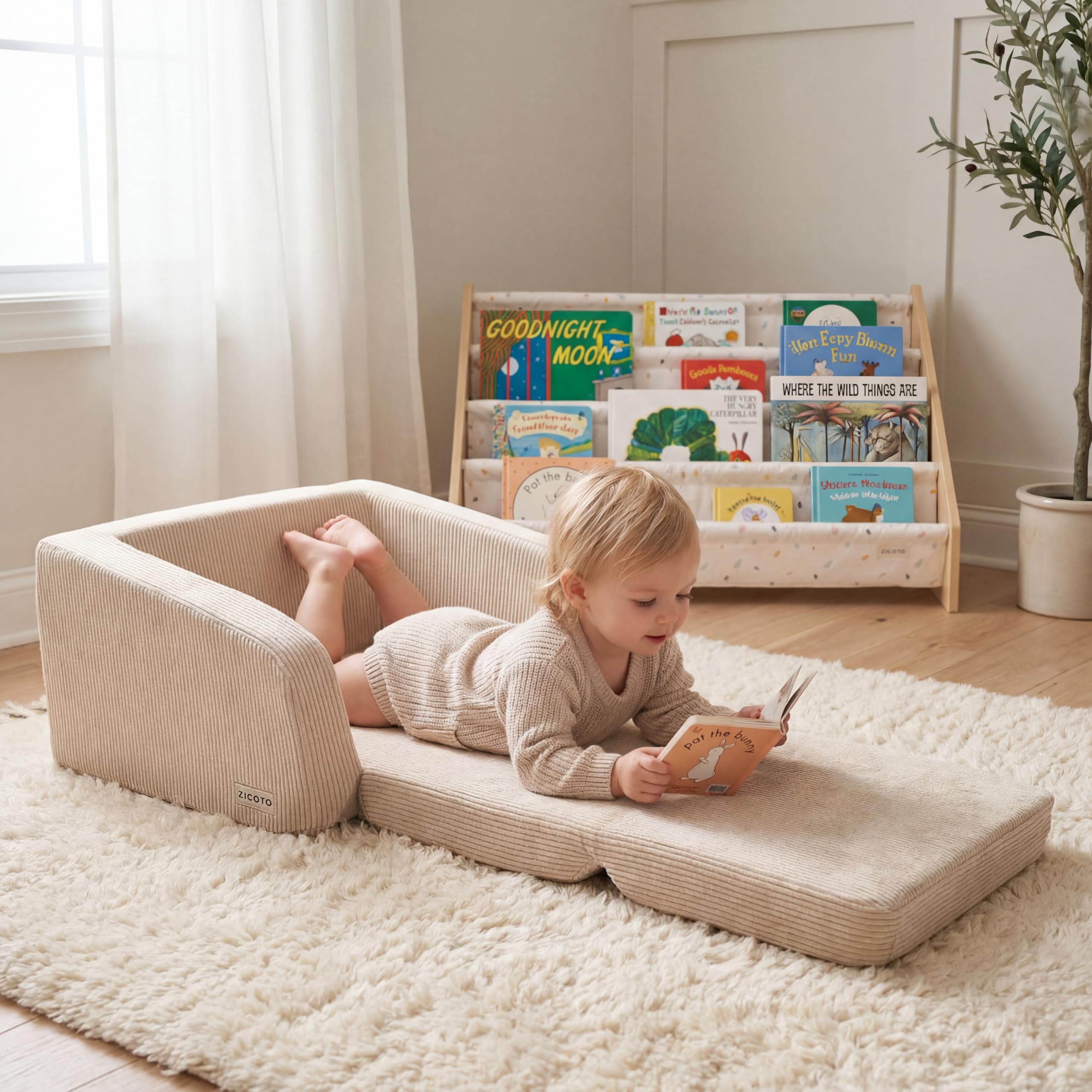 ZICOTO Sturdy Toddler Chair and Couch - The Perfect Kids Sofa for Girl