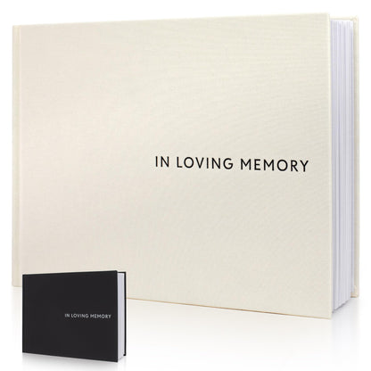 ZICOTO Beautiful Funeral Guestbook to Sign in - The Perfect Funeral Guest Book for Memorial Service
