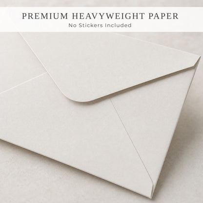 Elegant Set of 50 Invitation Envelopes 5x7 - Beautiful Self-Sealing A7 Premium Envelopes in 5 Colors Incl. Sage Green - The Perfect Set for Weddings, Bridal Shower, Engagement and Anniversary Cards