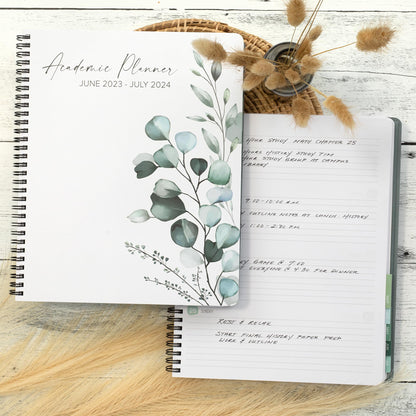 Simplified 2023-2024 Academic Planner - A Beautiful 8.5" x 10.5" Daily Planner to Easily Stay Organized - Perfect Calendar Book For Women or Men with Weekly & Monthly Spreads For The 23-24 School Year