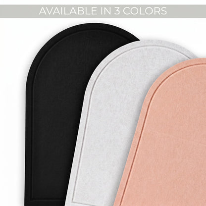 Large Arched Felt Bulletin Board - Stylish Perfectly Sized 21.5" x 17" Cork Board Alternative for Office & Wall Decor – Bulletin Board Set with Pins is Perfect to Display Your Photos