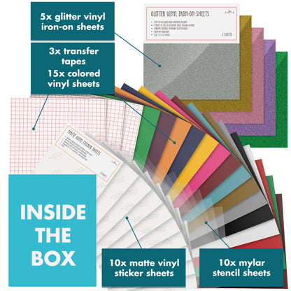 The Ultimate Accessories and Supplies Bundle for Cricut Makers and All Explore Air - The Perfect Bundle/Tool Kit for Beginners, Pros and Skilled Crafters - Instantly Create Amazing Crafting Projects