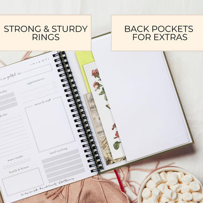 Beautiful To Do List Notebook - Aesthetic Daily Planner to Easily Organize Your Tasks And Boost Productivity - Stylish Undated ADHD Planner Gift and The Perfect School or Office Supplies For Women