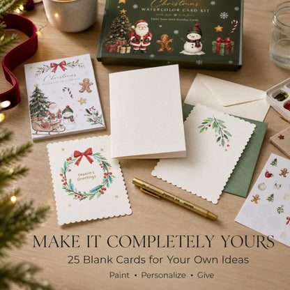 ZICOTO Beautiful Watercolor Paper Card Kit with Envelopes