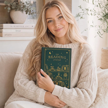 Beautiful Reading Journal for Book Lovers - Sturdy Hard Cover Tracker