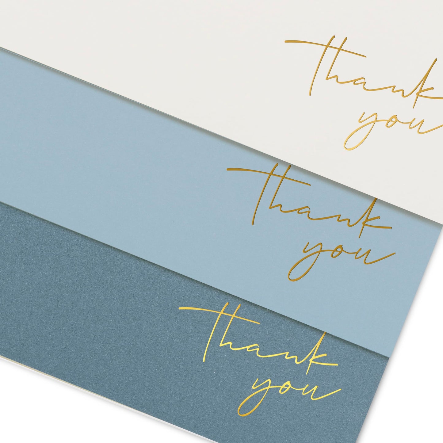 Beautiful Thank You Cards Set of 30 With Envelopes and Stickers - Elegant Blank Cards For Personalized Notes - Perfect Bulk Stationary Set For All Occasions incl. Weddings, Business & Baby Showers