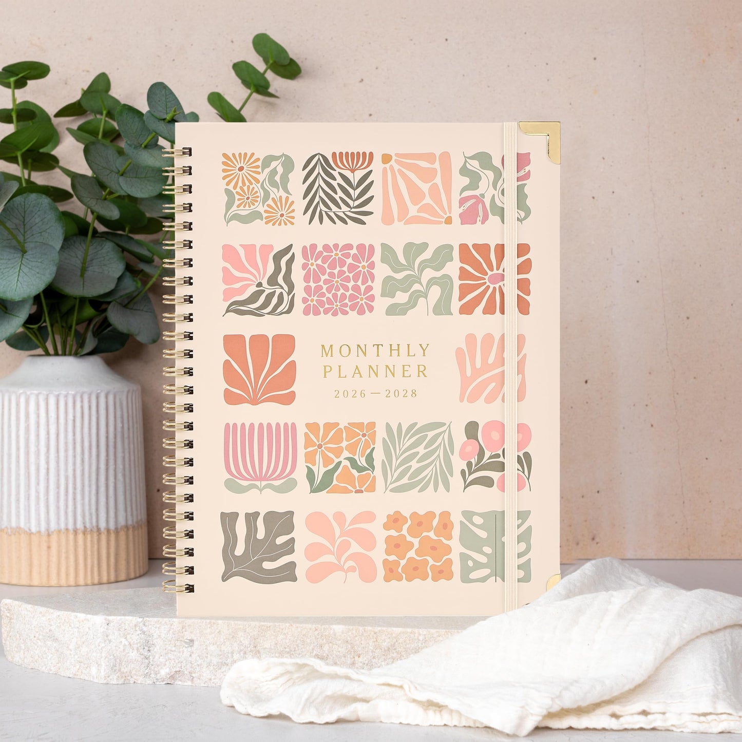 Beautiful Matisse 2026-2028 Monthly Planner - To Do List Notebook That Easily Organizes Your Tasks to Boost Productivity - Runs From July 2026 Until December 2028 incl. 2027