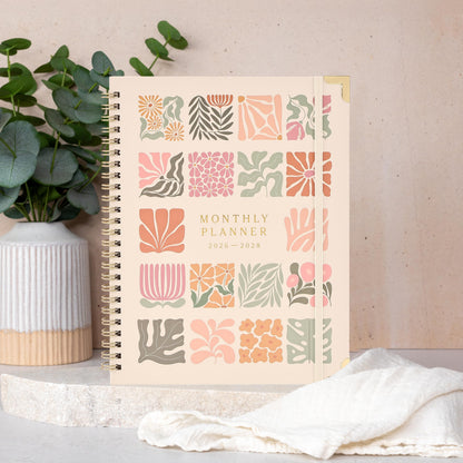 Beautiful Matisse 2026-2028 Monthly Planner - To Do List Notebook That Easily Organizes Your Tasks to Boost Productivity - Runs From July 2026 Until December 2028 incl. 2027