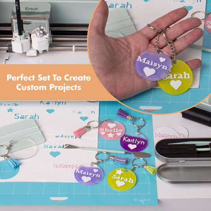 The Ultimate Accessories and Supplies Bundle for Cricut Makers and All Explore Air - The Perfect Bundle/Tool Kit for Beginners, Pros and Skilled Crafters - Instantly Create Amazing Crafting Projects