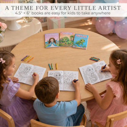Fun Mini Coloring Books for Kids Set of 20 - Cute Toddler Books in Bulk