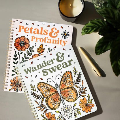 Beautiful Coloring Book Set of 2 for Adult Relaxation - Funny Coloring Books with Floral Designs for a lot of Laughs - The Perfect Stress-Relieving Gift for Women