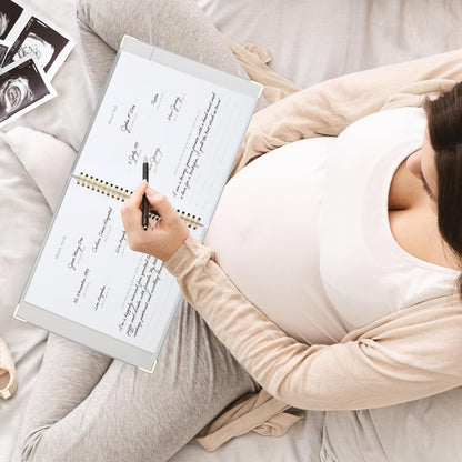 Keepsake Baby Memory Book for Boys and Girls - Timeless First 5 Year Baby Book - Neutral Journal Scrapbook or Photo Album - Record a Milestone for Every Event from Birth to Age 5