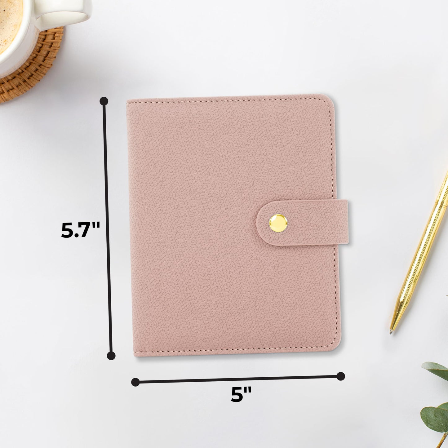Beautiful Passport Holder for Travel - Cute Cover with Pen Holder to Keep Your Travel Documents Organized & Safe - Quality Passport Wallet for Women & Men and Great for Gifting