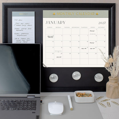 Beautiful 2026-2027 Magnetic Fridge Calendar - Runs From June 2026 Until December 2027 - The Perfect Monthly Refrigerator Calendar for Easy Organizing