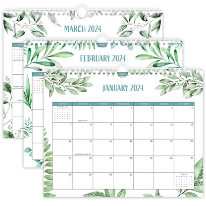Aesthetic 2024-2025 Wall Calendar - Runs from January 2024 Until July 2025 - The Perfect Wall Hanging Calendar Planner for Easy Organizing