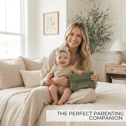 Beautiful Portable Baby Changing Pad - Wipeable and Easy to Clean Diaper Changing Mat - The Perfect Waterproof Vegan Leather Pad for Traveling