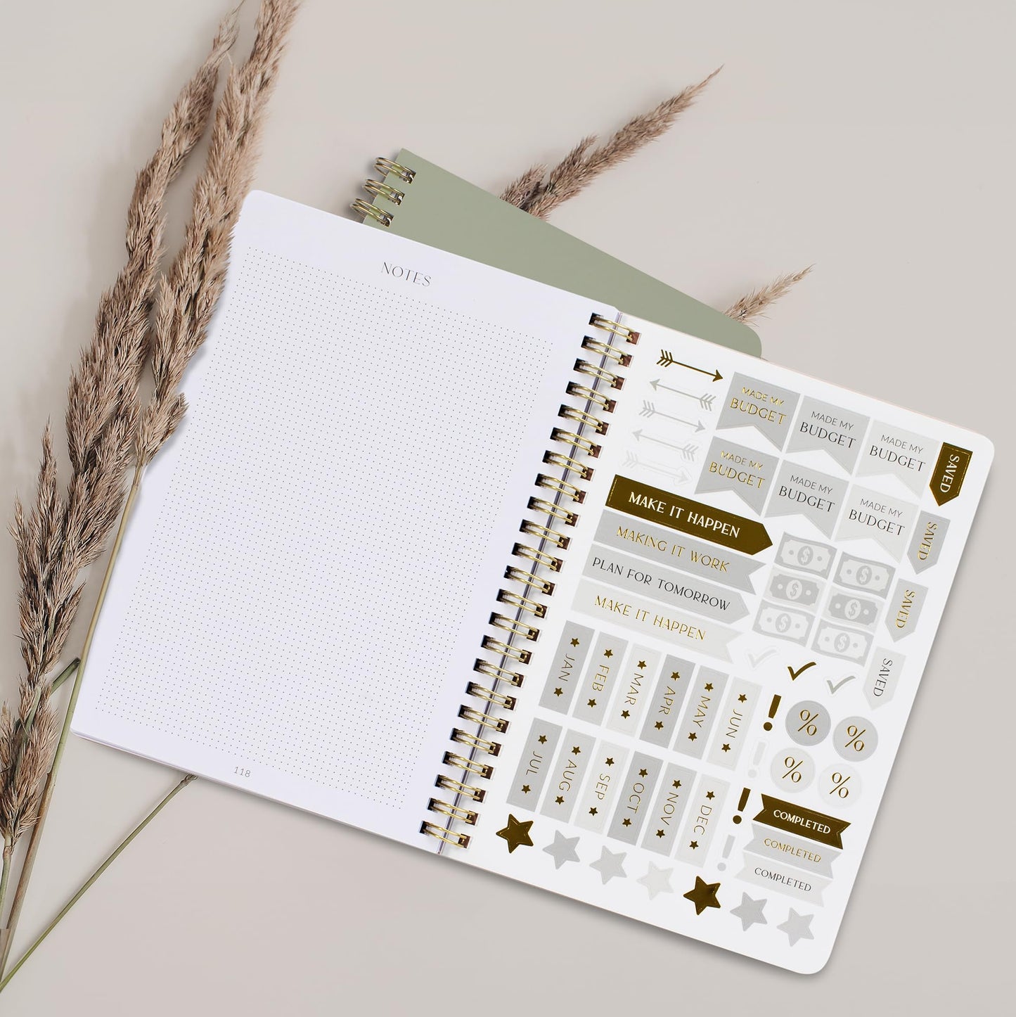 Easy to Use Monthly Budget Planner - 12 Month Financial Organizer with Expense Tracker Notebook - Monthly Money Budgeting Book That Manages Your Finances Effectively