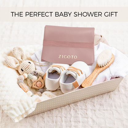 Beautiful Portable Baby Changing Pad - Wipeable and Easy to Clean Diaper Changing Mat - The Perfect Waterproof Vegan Leather Pad for Traveling