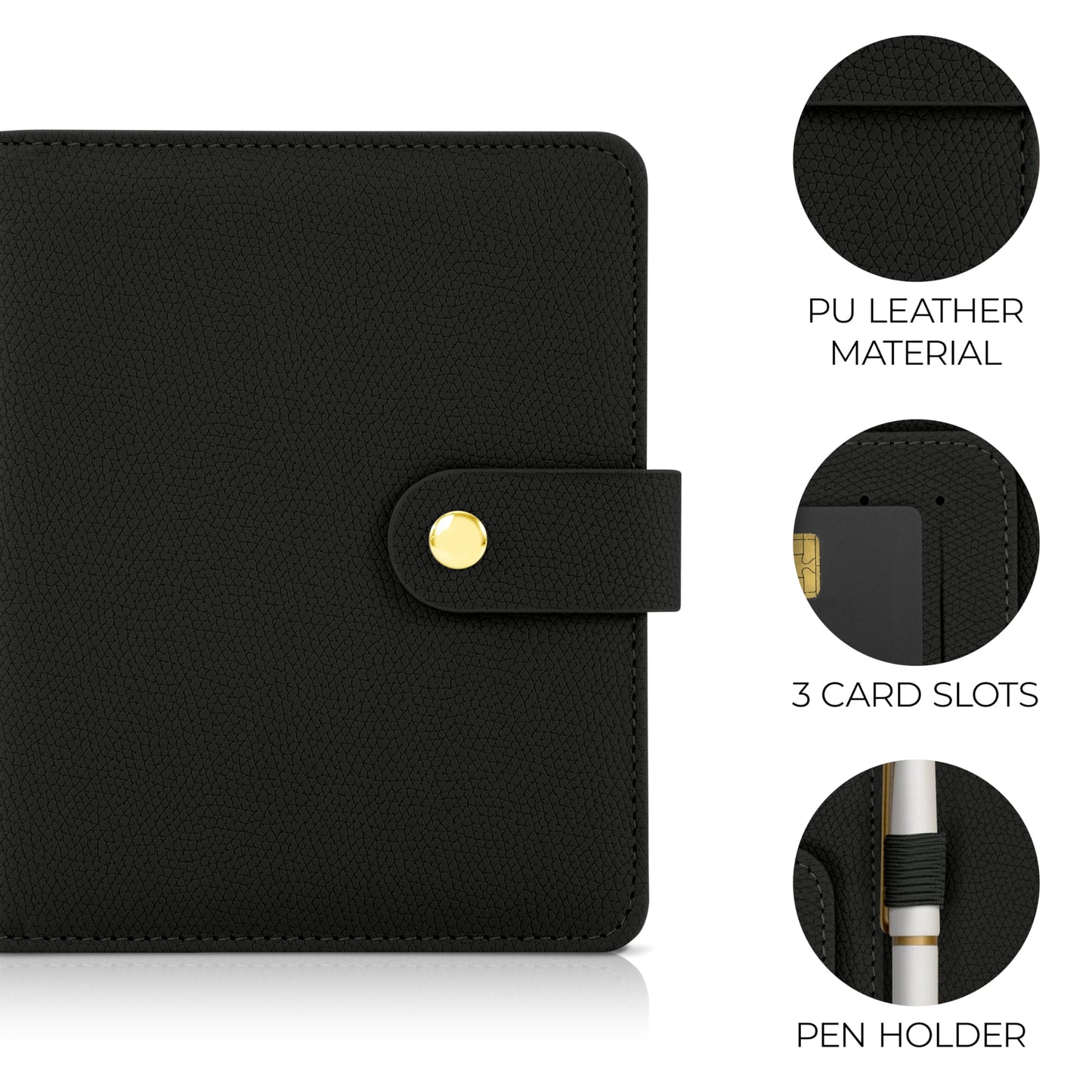 Beautiful Passport Holder for Travel - Cute Cover with Pen Holder to Keep Your Travel Documents Organized & Safe - Quality Passport Wallet for Women & Men and Great for Gifting