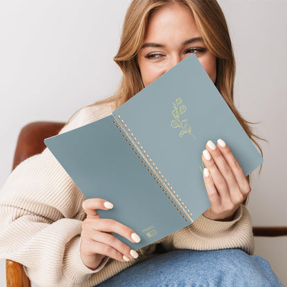 ZICOTO Aesthetic Spiral Notebook Set of 3 For Women - Cute College Ruled 8x6 Journal/Notebook with Large Pockets And Lined Pages - Perfect Supplies to Stay Organized at Work or School