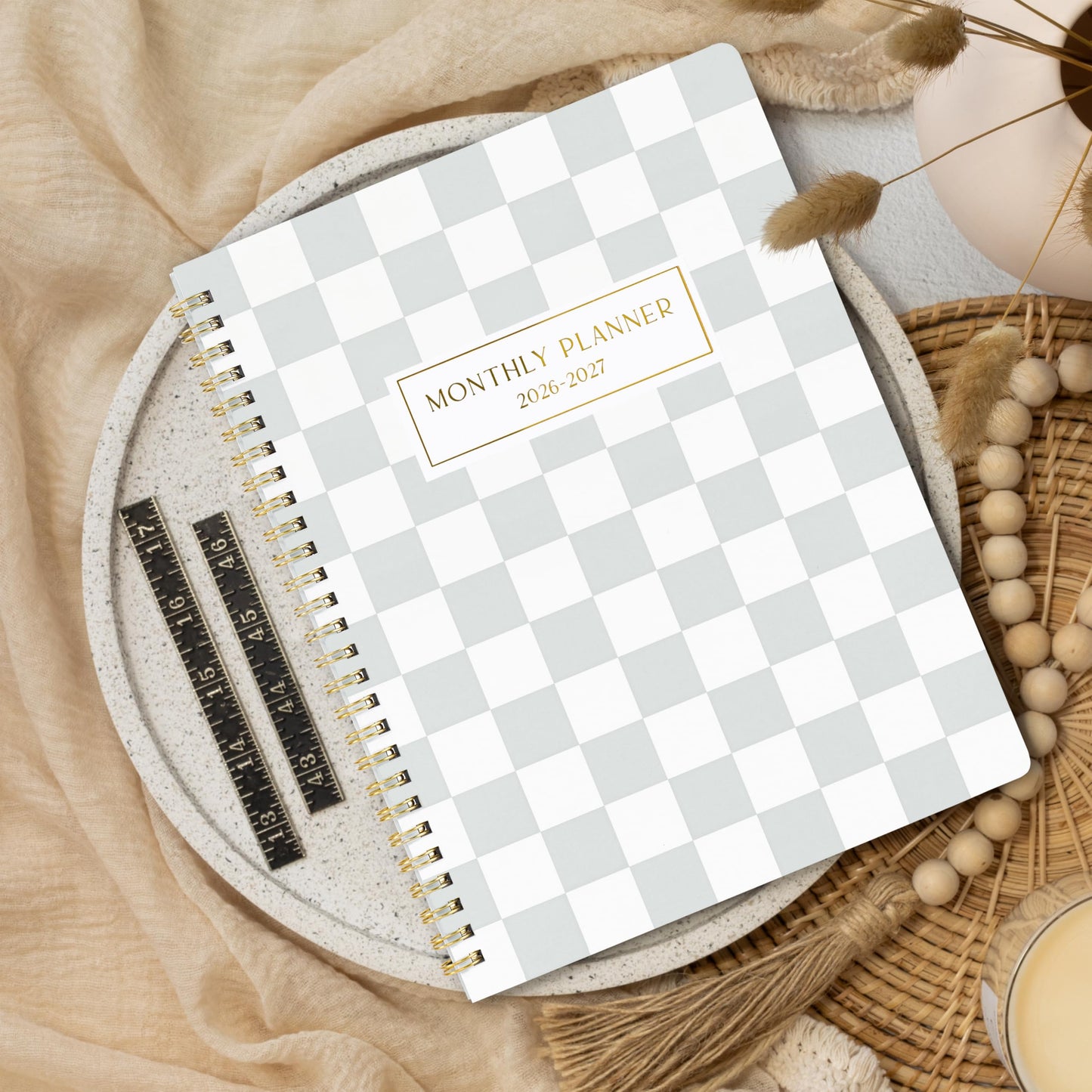 Beautiful 2026-2027 Monthly Planner - To Do List Notebook That Easily Organizes Your Tasks to Boost Productivity - Runs From July 2026 Until December 2027