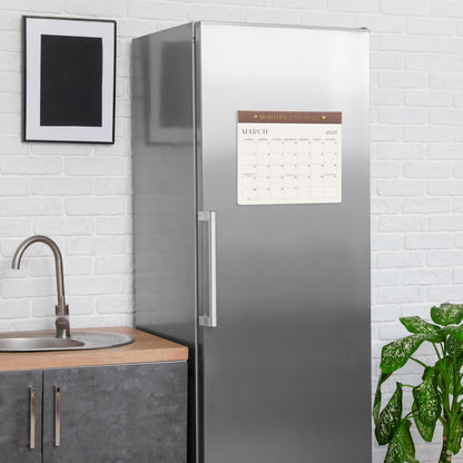 Beautiful 2027-2028 Magnetic Fridge Calendar - January 2027 - July 2028