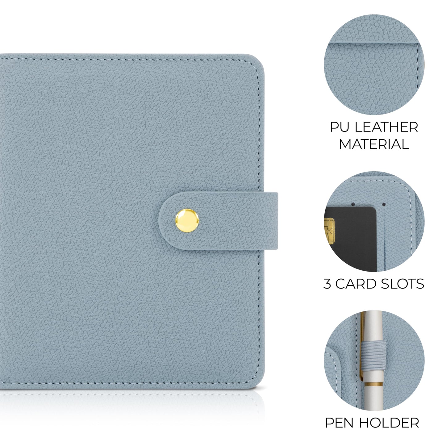 Beautiful Passport Holder for Travel - Cute Cover with Pen Holder to Keep Your Travel Documents Organized & Safe - Quality Passport Wallet for Women & Men and Great for Gifting
