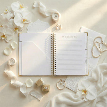 Beautiful Wedding Planner Book and Organizer - Perfect for Detailed Planning Of Your Big Day - Unique Engagement Gift for Newly Engaged Couples, Future Brides and Grooms