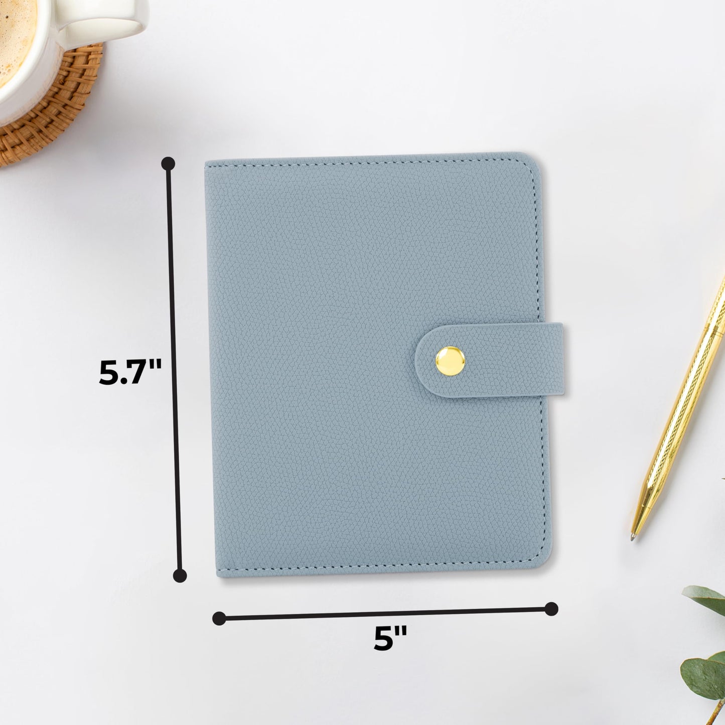 Beautiful Passport Holder for Travel - Cute Cover with Pen Holder to Keep Your Travel Documents Organized & Safe - Quality Passport Wallet for Women & Men and Great for Gifting