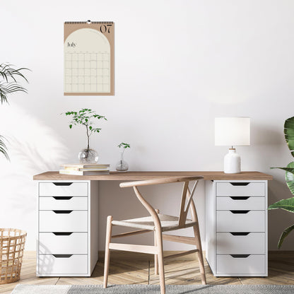 Aesthetic 2025 Wall Calendar - Runs from June 2024 Until December 2025 - The Perfect 2024-2025 Wall Hanging Calendar Planner for Easy Organizing