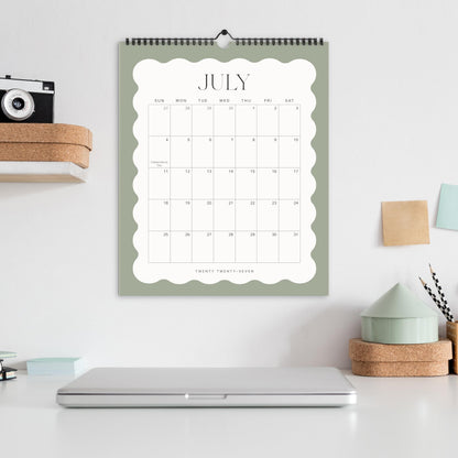 Aesthetic 2026 Wall Calendar - Runs from January 2026 Until July 2027 - The Perfect Large Modern Calendar Planner for Easy Organizing