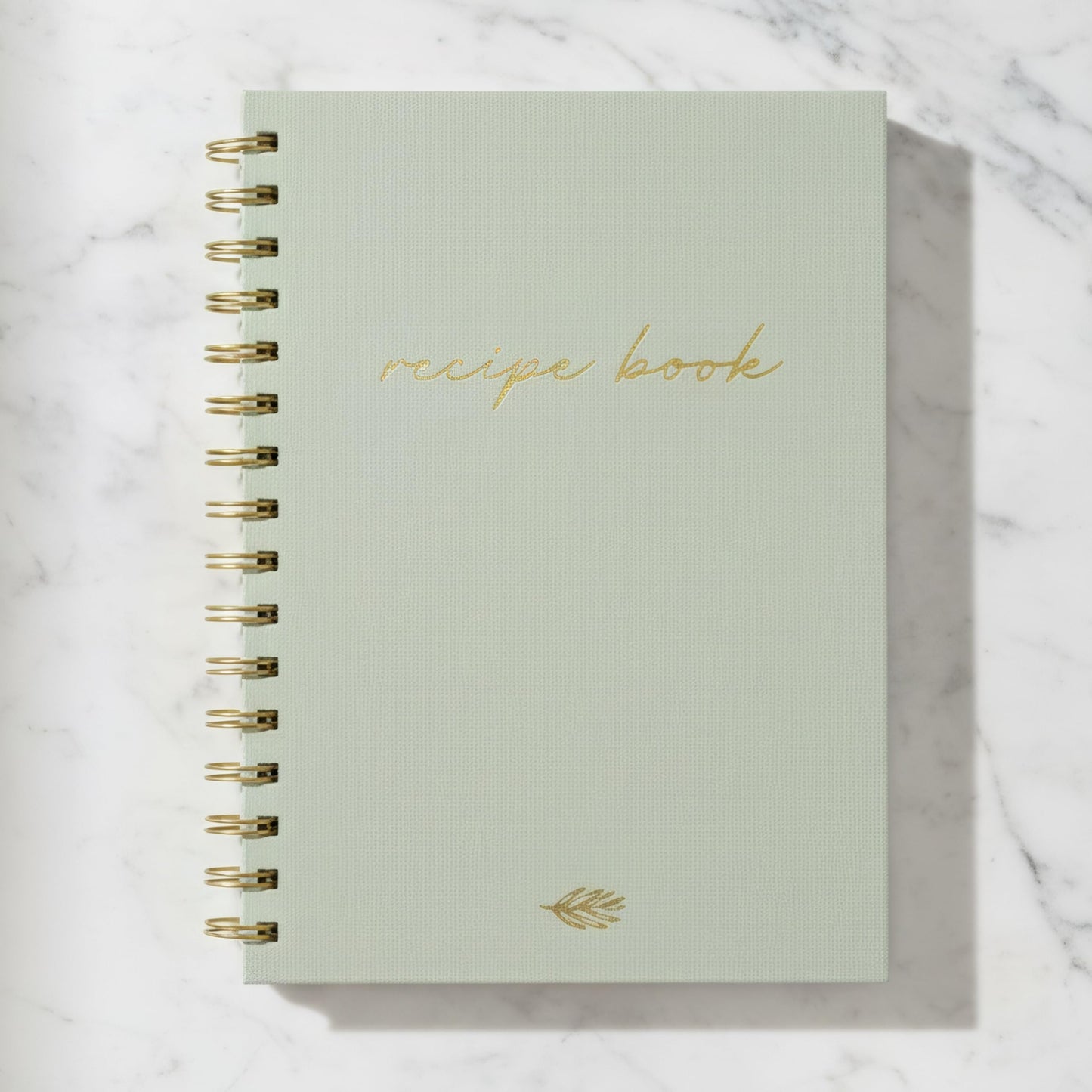ZICOTO Aesthetic Blank Recipe Book with Linen Cover - The Perfect Recipe Notebook to Write in Your Own Recipes - Beautiful Blank Cookbook to Organize Your Recipes