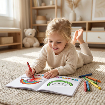 ZICOTO Fun Coloring Book for Toddlers - Set of 2 Cute My First Toddler Coloring Books with Big Simple Designs - Easy Learning Activity Book for Kids, Boys and Girls to Keep Little Ones Engaged