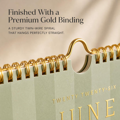 Aesthetic 2026-2027 Wall Calendar - Runs from June 2026 Until December 2027 - The Perfect Modern Calendar Planner for Easy Organizing