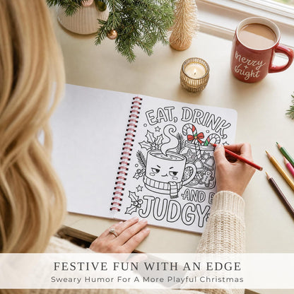 Beautiful Coloring Book Set of 2 for Adult Relaxation - Funny Designs