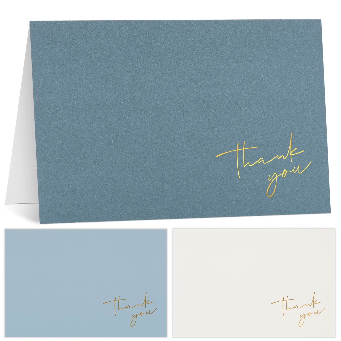 Beautiful Thank You Cards Set of 30 With Envelopes and Stickers - Elegant Blank Cards For Personalized Notes - Perfect Bulk Stationary Set For All Occasions incl. Weddings, Business & Baby Showers