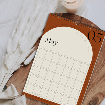 Aesthetic 2025-2026 Wall Calendar - Runs Until July 2026 - The Perfect Wall Hanging Calendar Planner for Easy Organizing