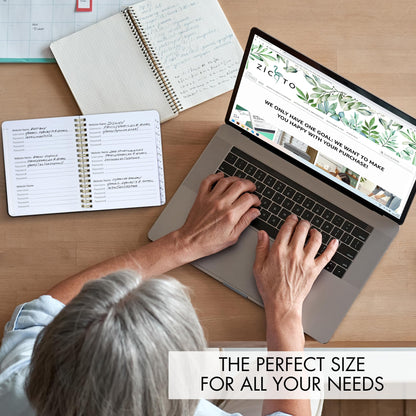 Beautiful Password Book with Alphabetical Tabs - Perfect Pocket Size Password Keeper for Seniors