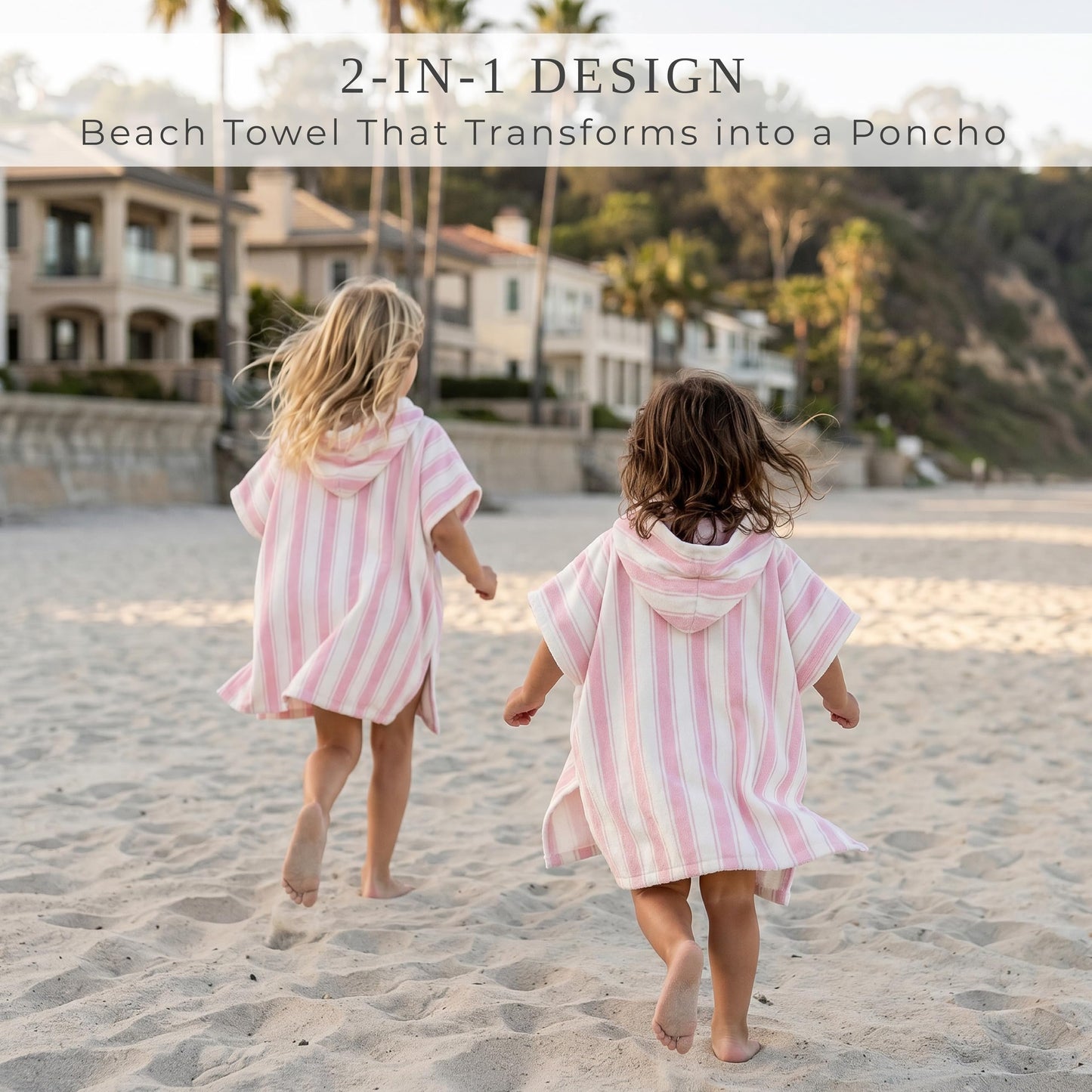 ZICOTO Stylish Hooded Beach Towel for Kids - Extra Soft and Fast Drying Poncho for Toddlers 0-3 Years is Made of Premium Cotton - Perfect Baby Cover Up for Beach Days or Pool and Bath Time Adventures