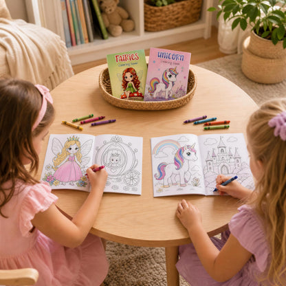 Fun Mini Coloring Books for Kids Set of 20 - Cute Toddler Books in Bulk